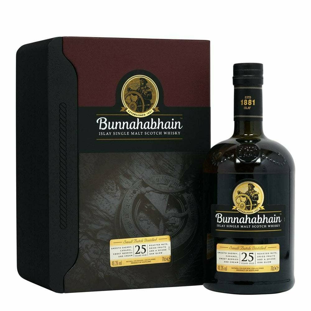 Bunnahabhain 25 Year Islay Single Malt Scotch Whiskey (750 ML) | Keg N Bottle
