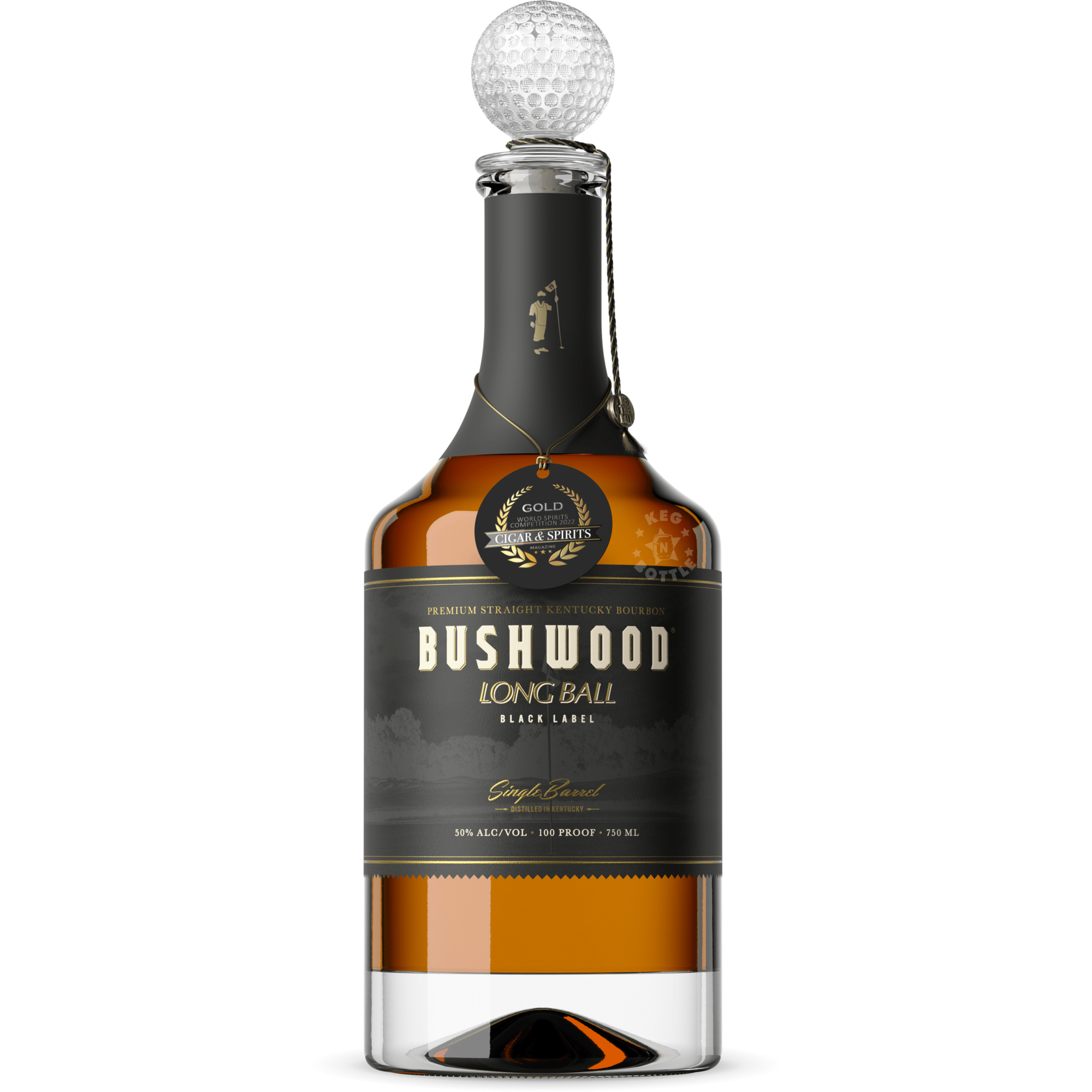 Bushwood Long Ball Bourbon Whiskey (750 ml) | Keg N Bottle