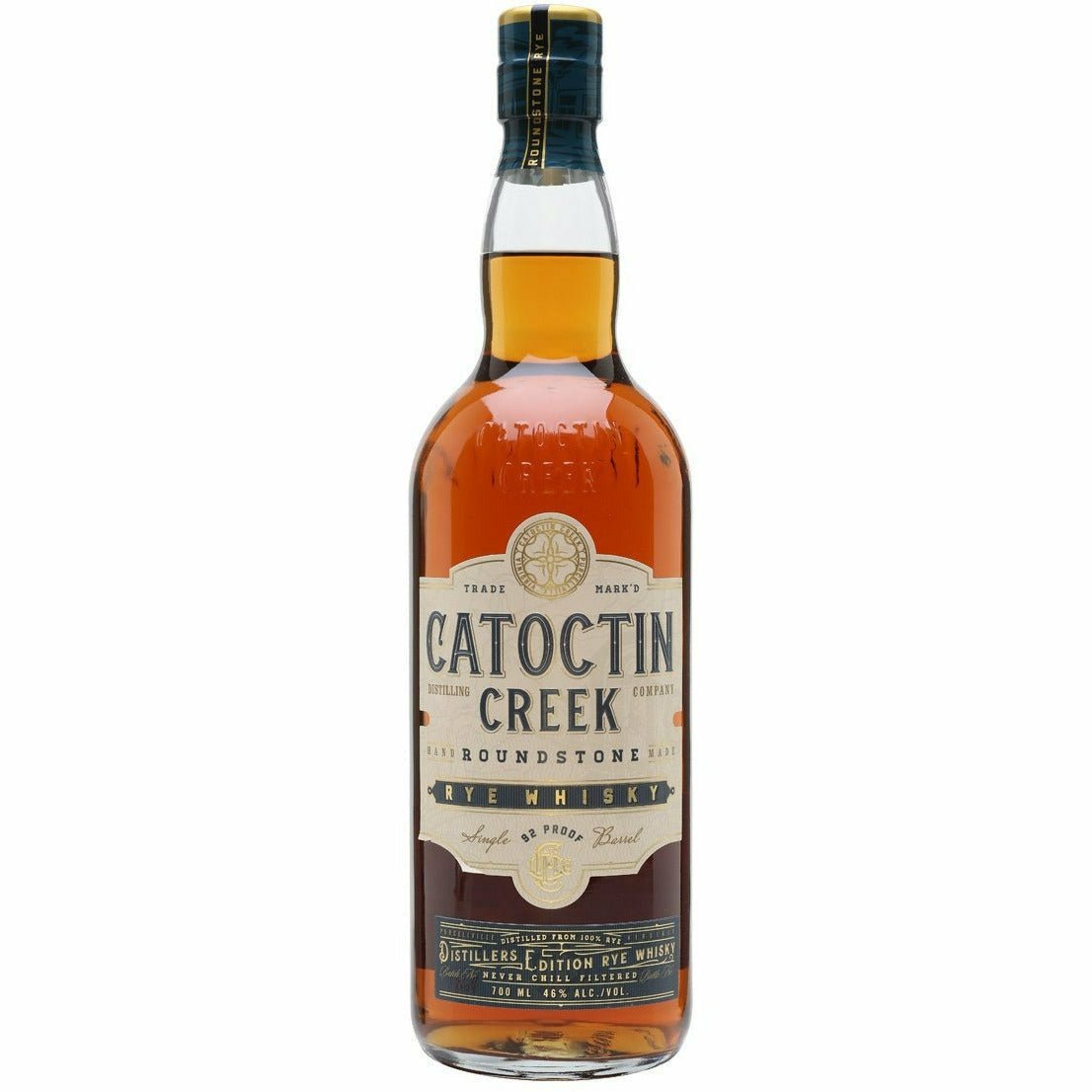 Catoctin Creek Roundstone Rye Cask Proof (750ml) | Keg N Bottle