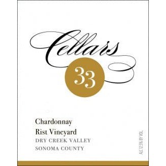 Cellars 33 - Rist Vineyard Chardonnay - Dry Creek Valley | Keg N Bottle