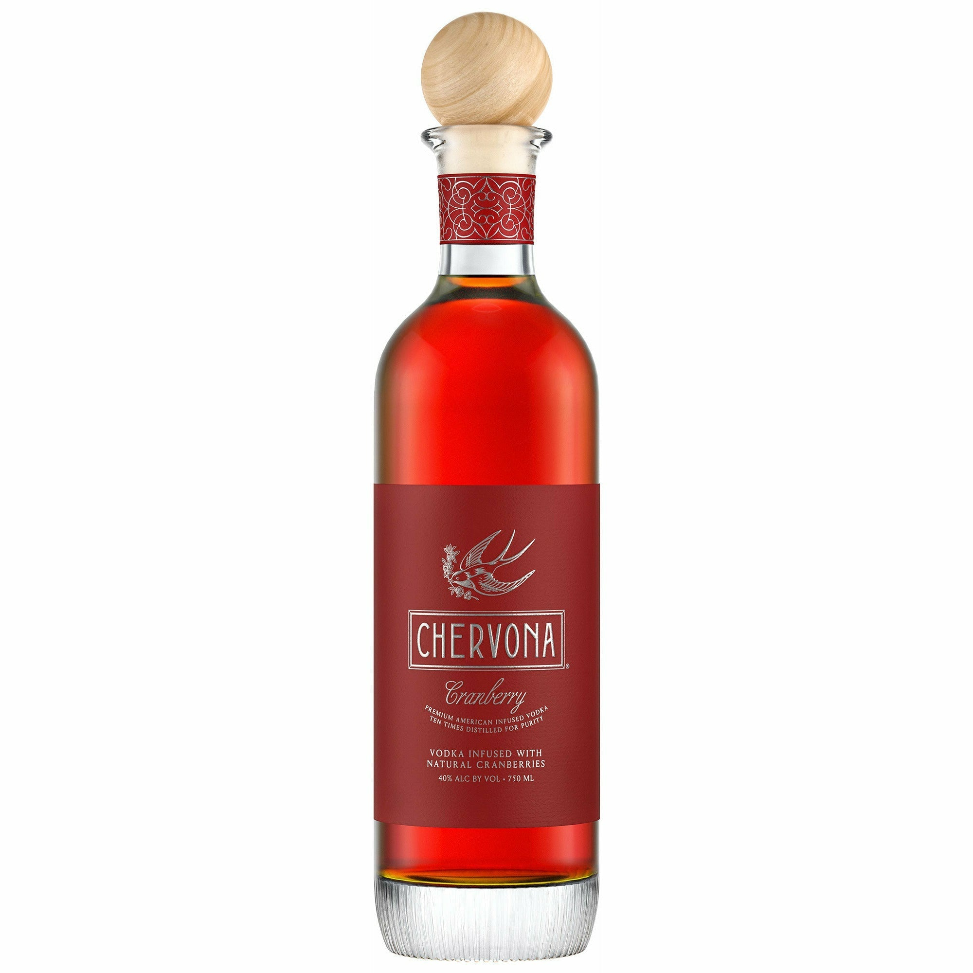 Chervona Cranberry Infused Premium Vodka (750 ml) | Keg N Bottle