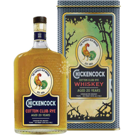 Chicken Cock Cotton Club 20 Year Rye Canadian Whiskey (750 ml) | Keg N Bottle