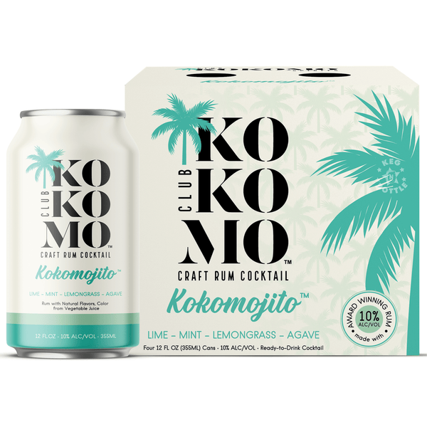 Club Kokomo Kokomojito Craft Rum Cocktail (4 Pack) | Keg N Bottle