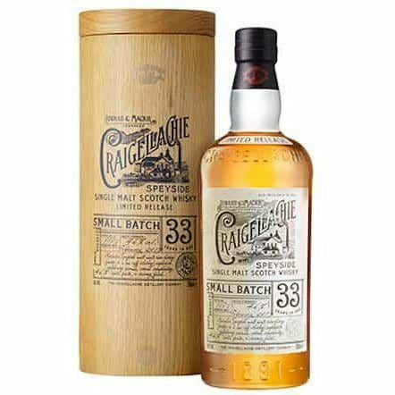 Craigellachie 33 Year Single Malt Scotch Whisky 750 mL