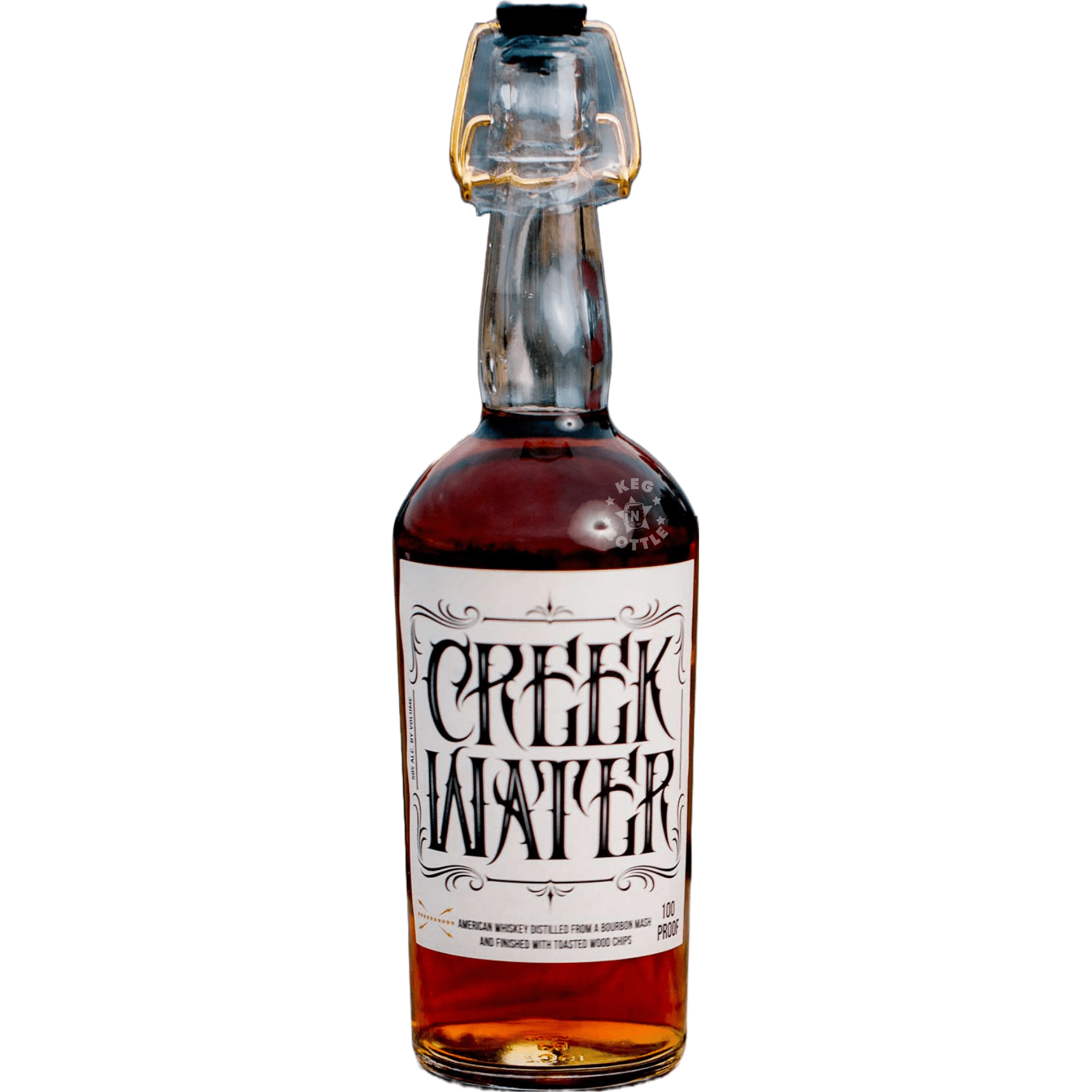 Creek Water 100 Proof American Whiskey (750 ml) | Keg N Bottle