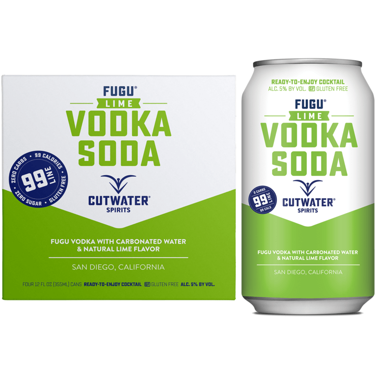 Cutwater Lime Vodka Soda (4pk) | Keg N Bottle