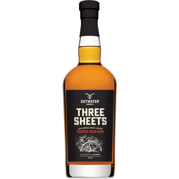 Cutwater Three Sheets Barrel Aged Rum 750 ML | Keg N Bottle