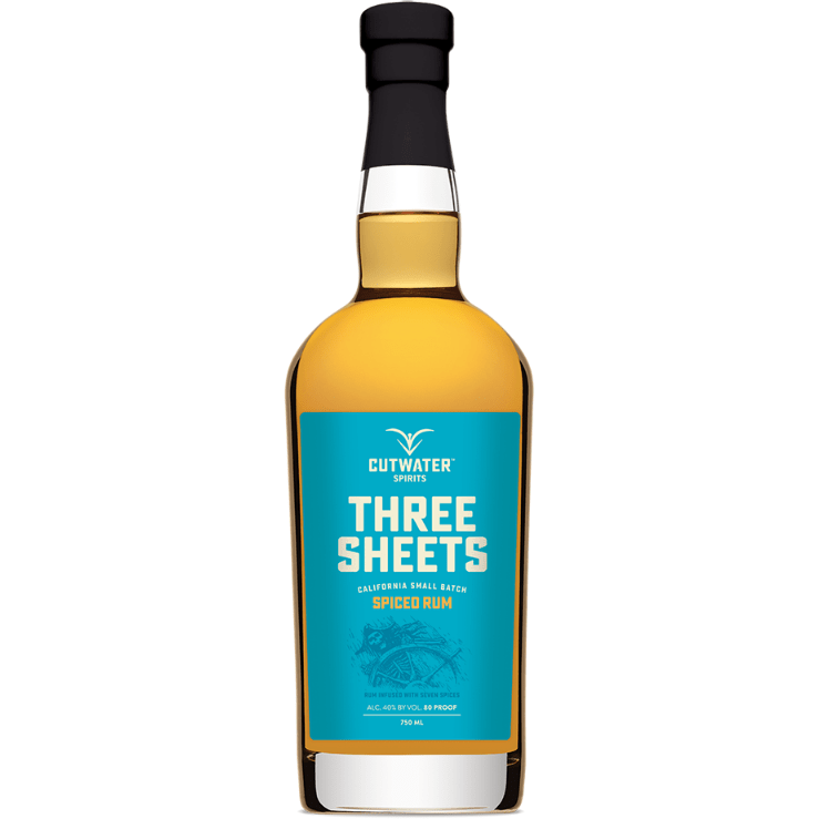 Cutwater Three Sheets Spiced Rum (750 mL) | Keg N Bottle