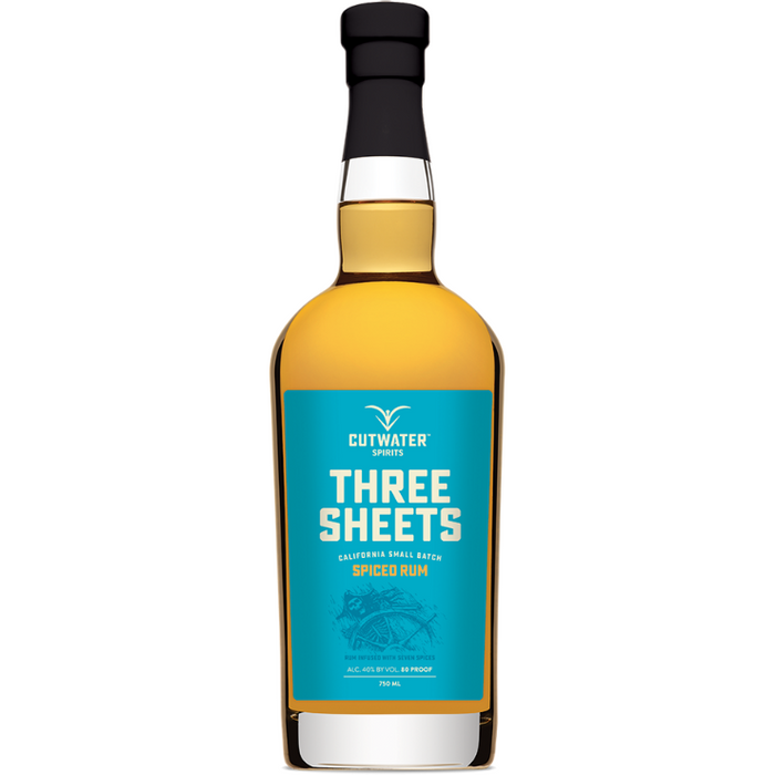 Cutwater Three Sheets Spiced Rum 750 ML