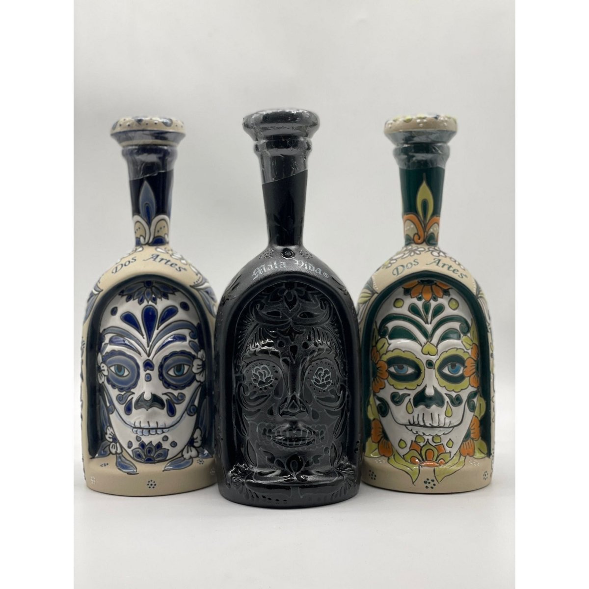 Dos Artes / Mala Vida Limited Edition Skull Bottles (3 x 1L) | Keg N Bottle