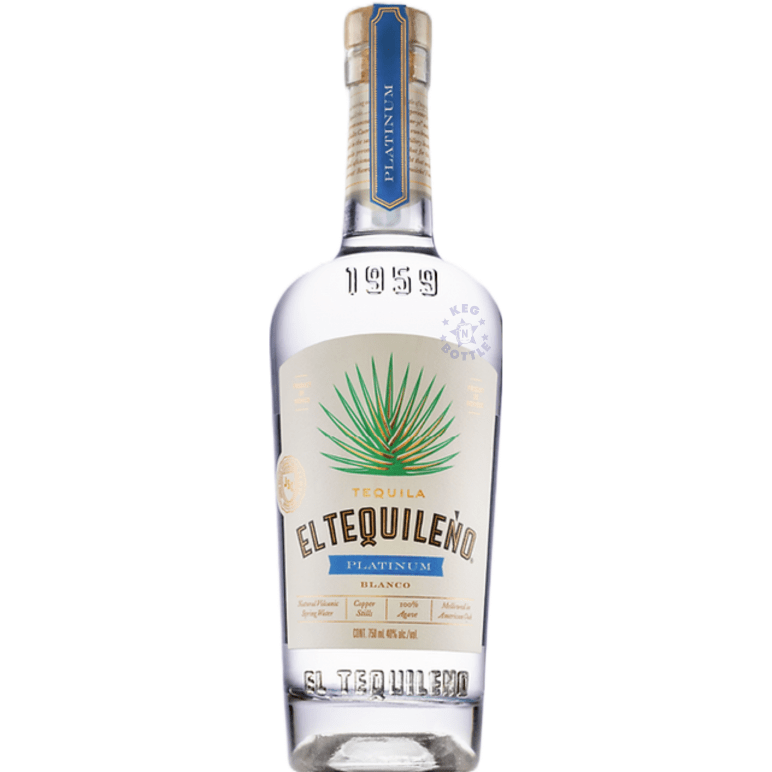 El Tequileno Platinum Tequila (750 ml) | Keg N Bottle