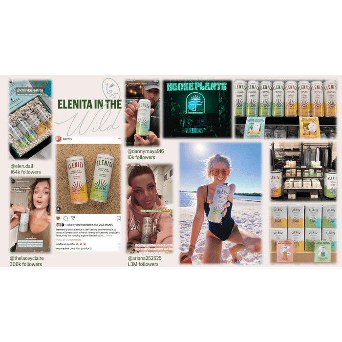 Elenita Pineapple Jalapeño Mezcal 4 pk (1.4 L) | Keg N Bottle