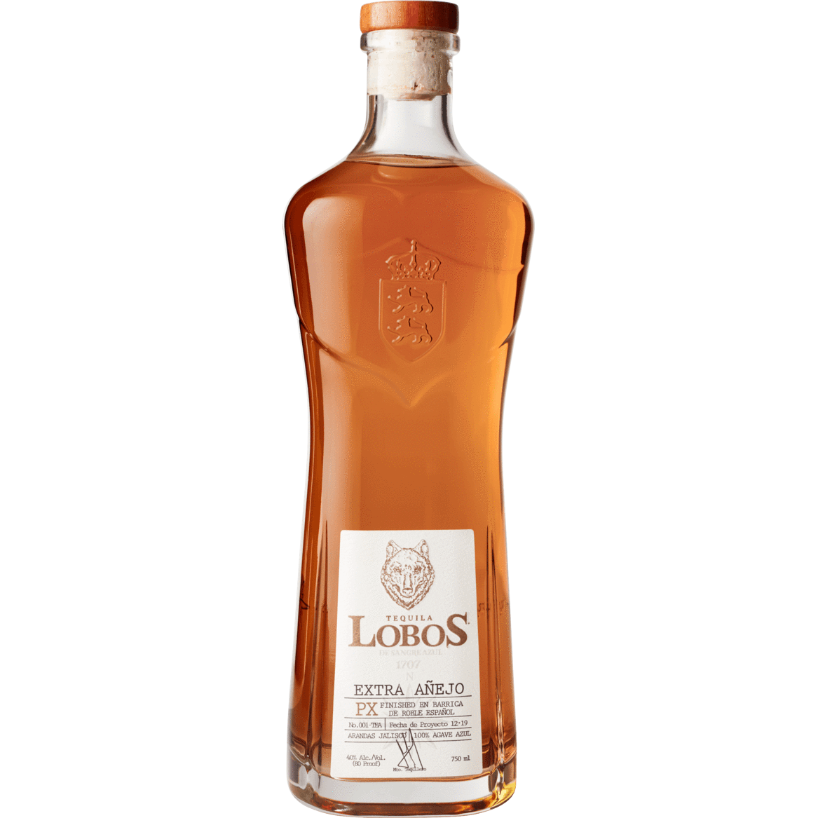 Lobos 1707 Tequila Extra Anejo LeBron James (750 ml) — Keg N Bottle