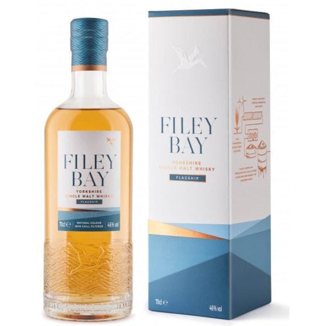 Filey Bay Yorkshire Single Malt Whisky Flagship (750 ml) | Keg N Bottle