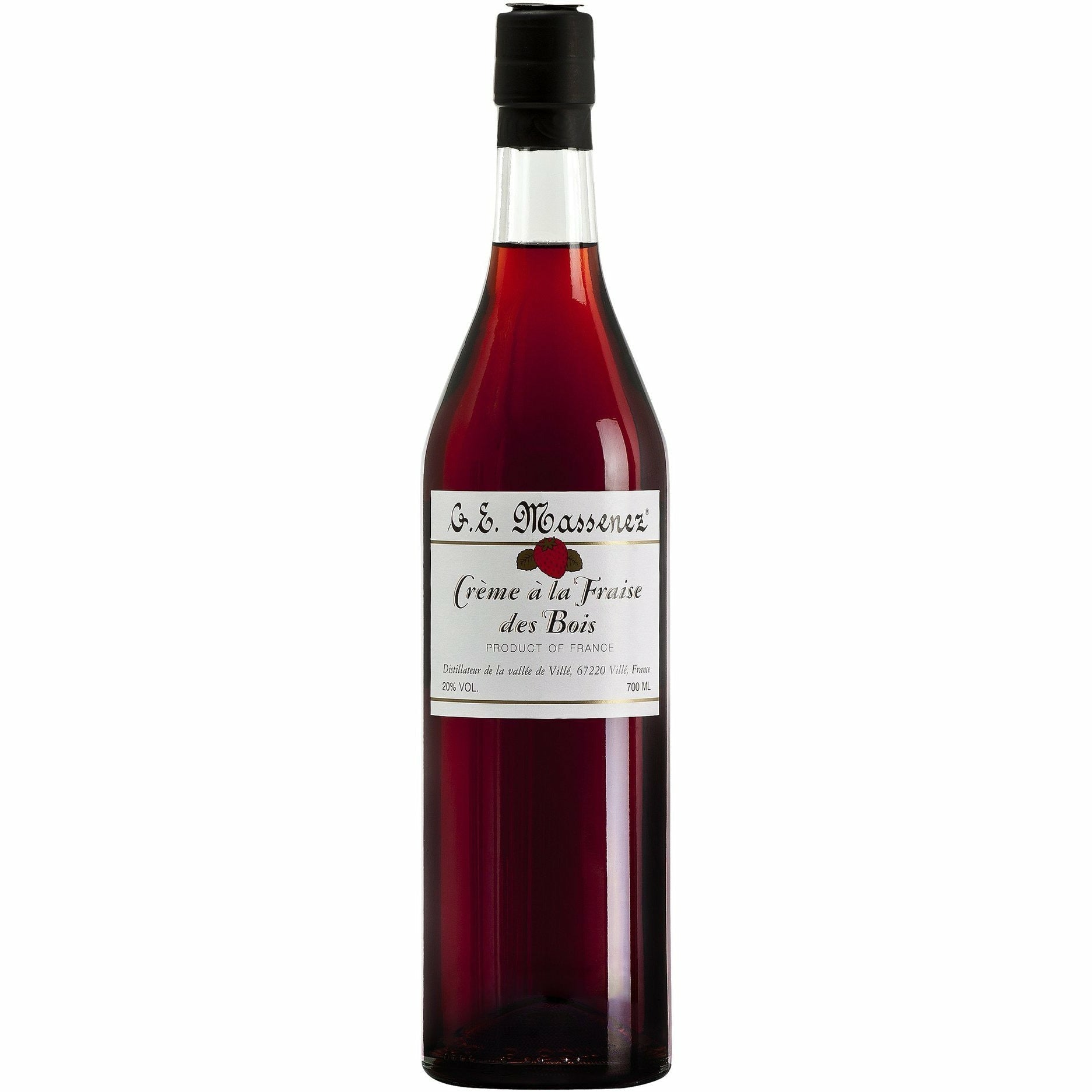G.E Massenez Creme de Fraise des Bois (750 ml) | Keg N Bottle
