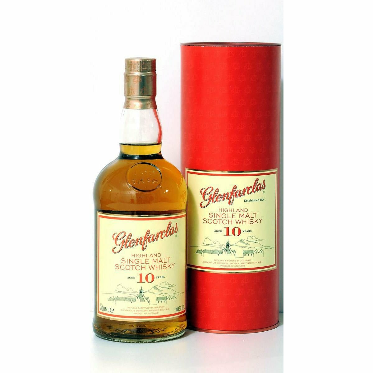 Glenfarclas 10 Year Single Malt Scotch Whisky (750 ml) | Keg N Bottle