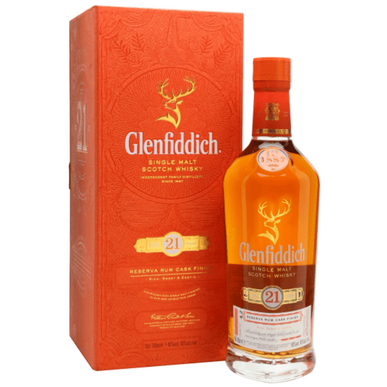 Glenfiddich 21 Year Old Reserva Rum Cask Finish (750mL) | Keg N Bottle