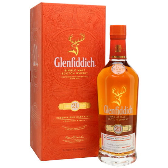 Glenfiddich 21 Year Old Reserva Rum Cask Finish (750mL)