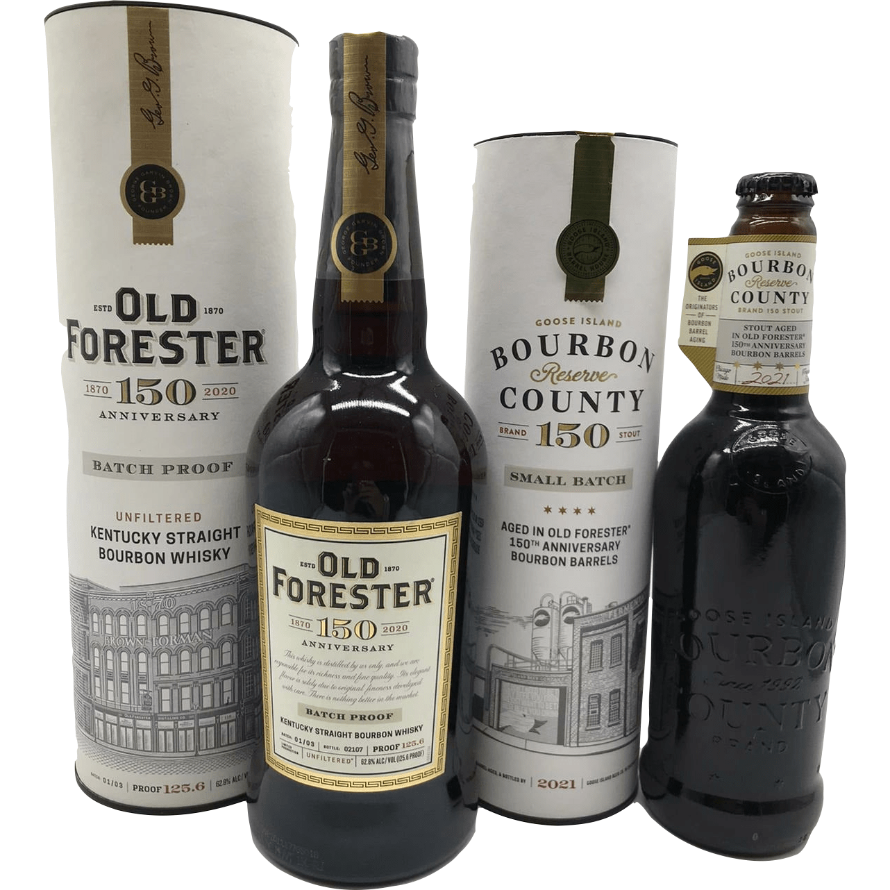 Goose Island x Old Forester Bourbon Set | Keg N Bottle