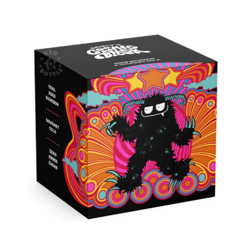 Grisly's Cosmic Black Aged Bourbon & Gourmet Cola (4 Pack) | Keg N Bottle