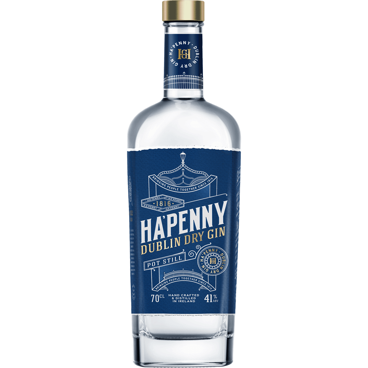 Ha'penny Dublin Dry Gin 750ml | Keg N Bottle