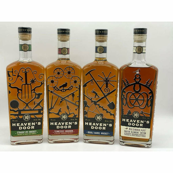 Heaven's Door Whiskey Combo Set (4 x 750 ml) | Keg N Bottle