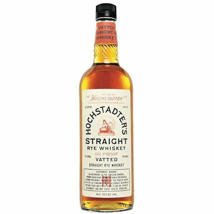 Hochstadter's Vatted Straight Rye 100 Proof Whiskey