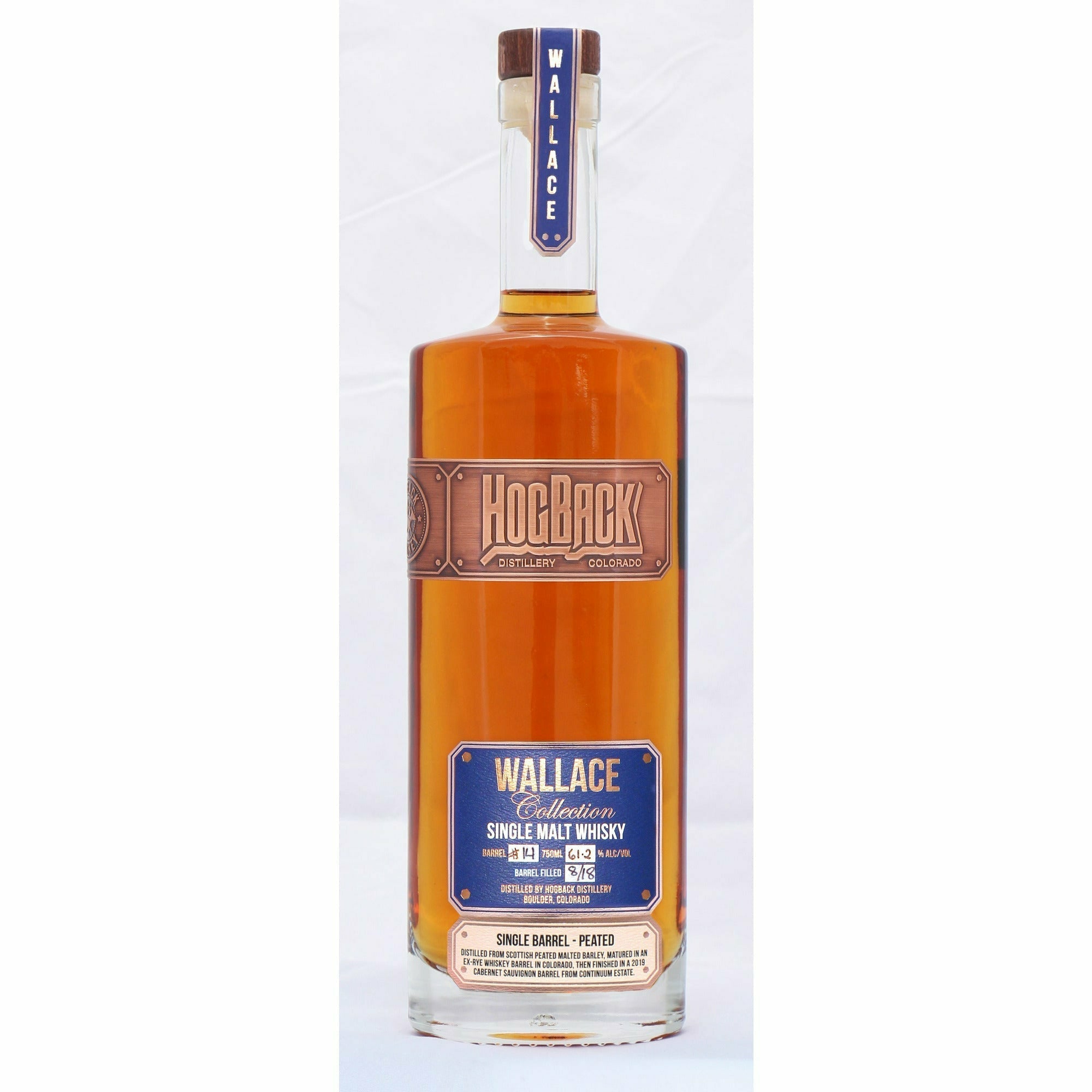 Hogback Distillery Wallace Collection Single Barrel #14 Single Malt Whiskey (750 ml) | Keg N Bottle