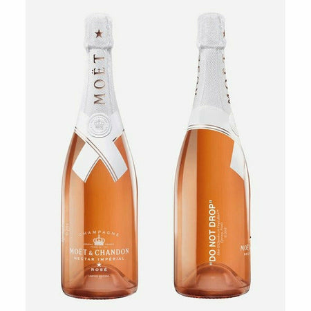 Xclusive Stylez - MOET &CHANDON X OFF-WHITE NECTAR IMPERIAL ROSE  NOW  AVAILABLE BY BOTTLE OR CASE 21 AND OVER PLEASE TEXT OR DM FOR PRICES  #XclusiveStylez #2600BERLINTURNPIKE #2035152585 #SURPREME #BAPE #NIKE #