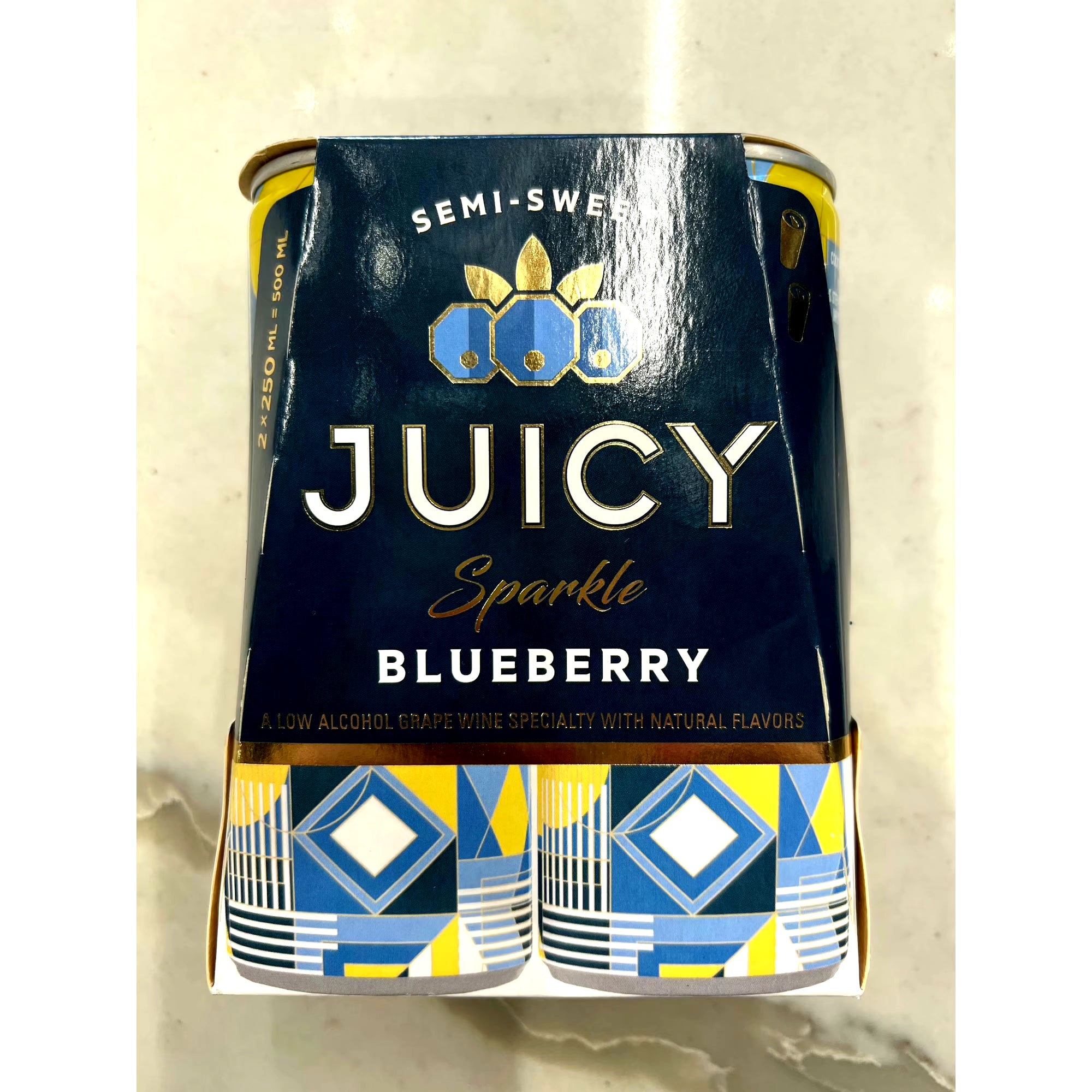 Juicy Sparkle Blueberry  2 pk 500 ml
