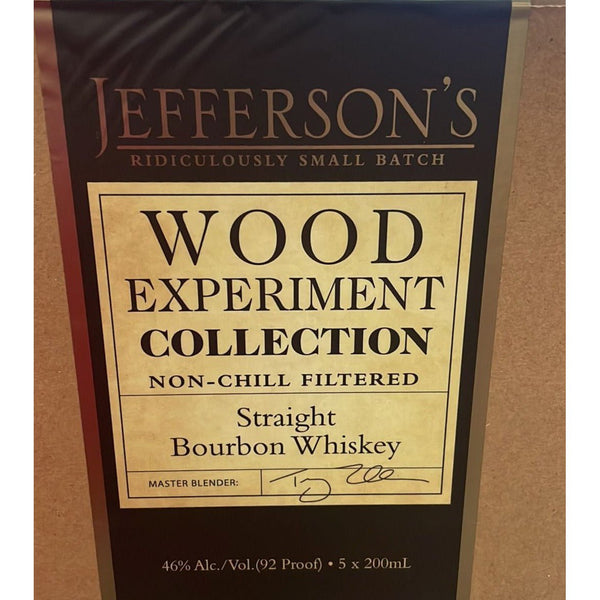 Jefferson's Wood Experiment Collection Bourbon (5 x 200 ml) | Keg