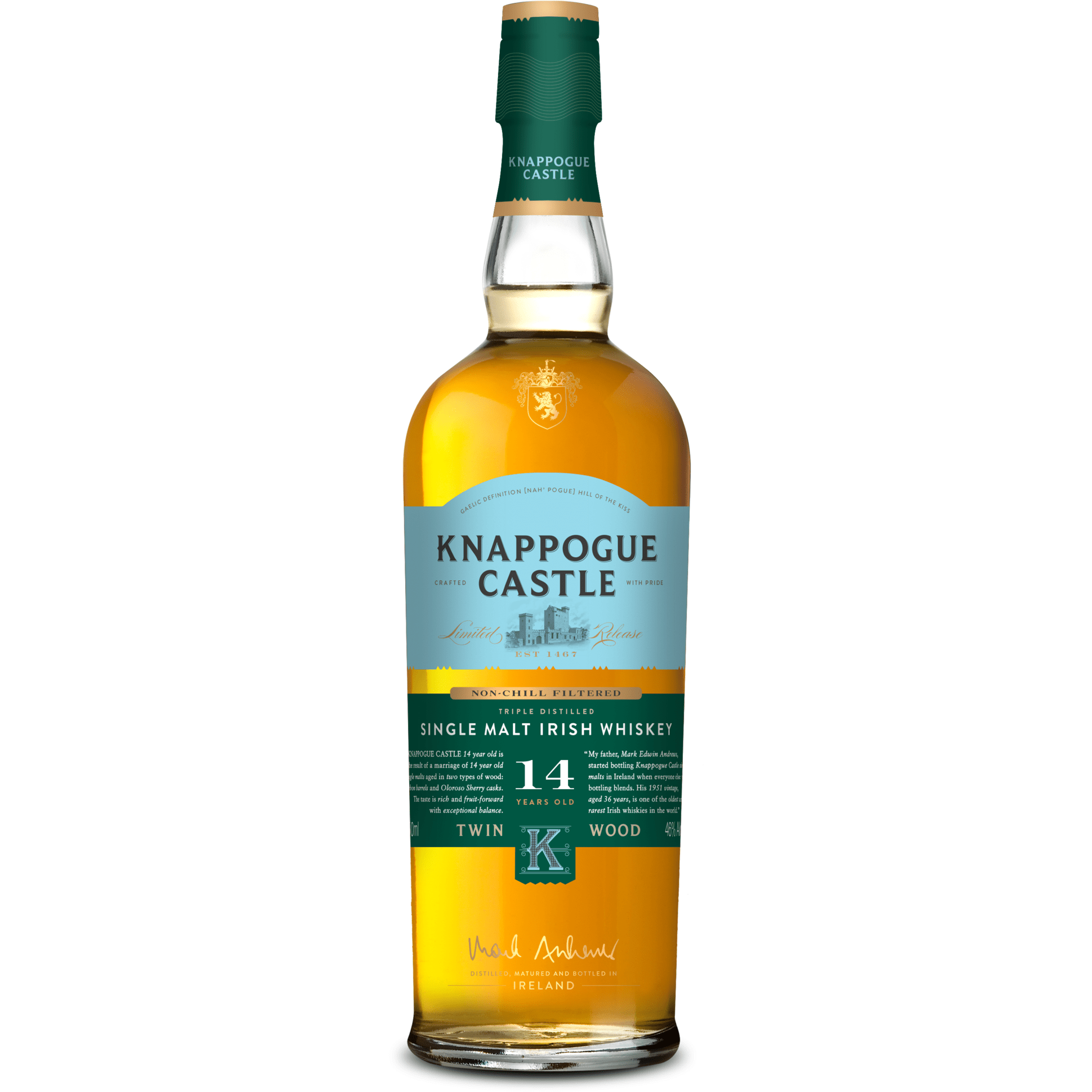Knappogue Castle 14 Year Twin Wood (750 ml) | Keg N Bottle