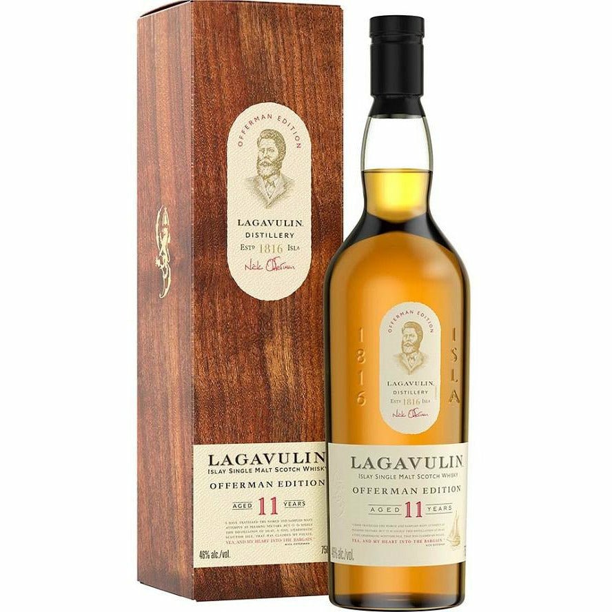 Lagavulin 11 Year Offerman Edition Single Malt Scotch (750 ml) | Keg N Bottle