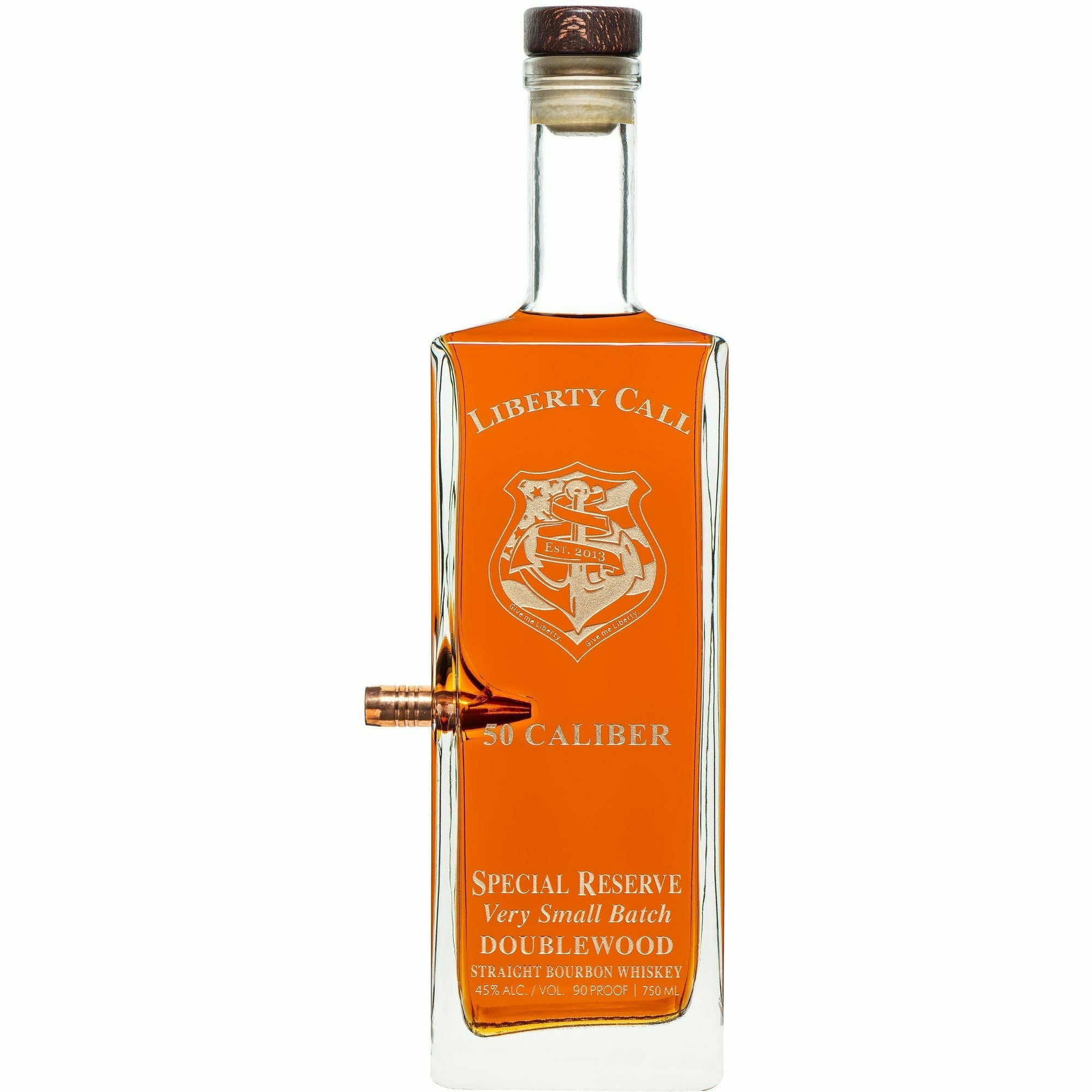 Liberty Call Distilling Special Reserve Small Batch Doublewood Whiskey Bullet Bottle 750 mL | Keg N Bottle