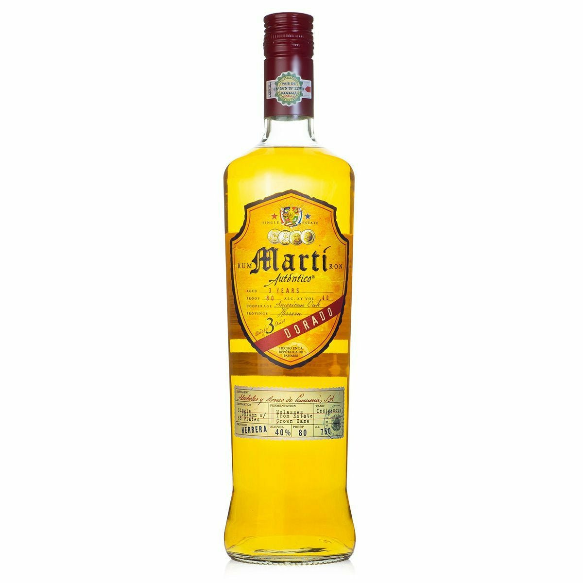 Marti 3 Year Dorado Rum (750 ml) | Keg N Bottle