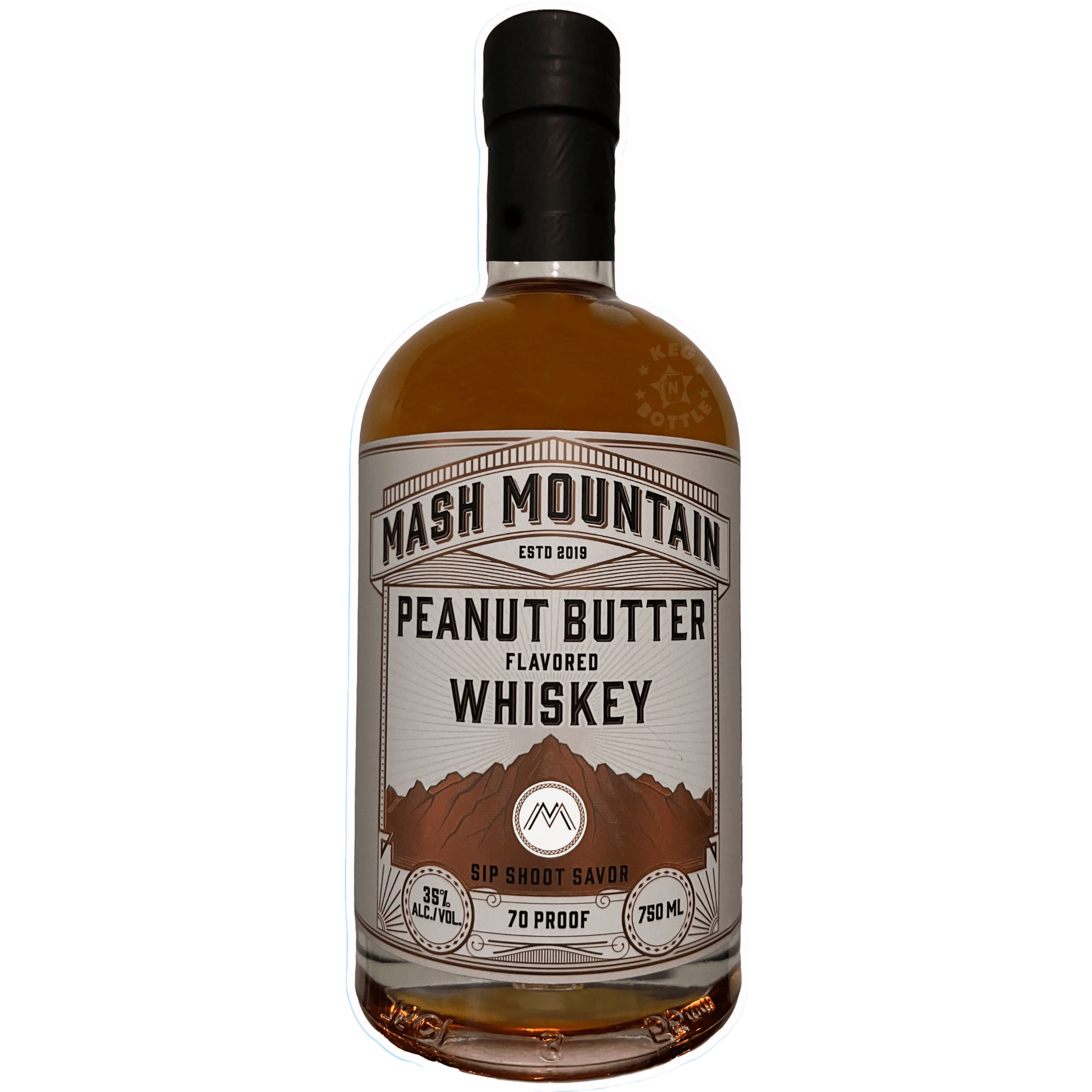 Mash Mountain Peanut Butter Whiskey (750 ml) | Keg N Bottle