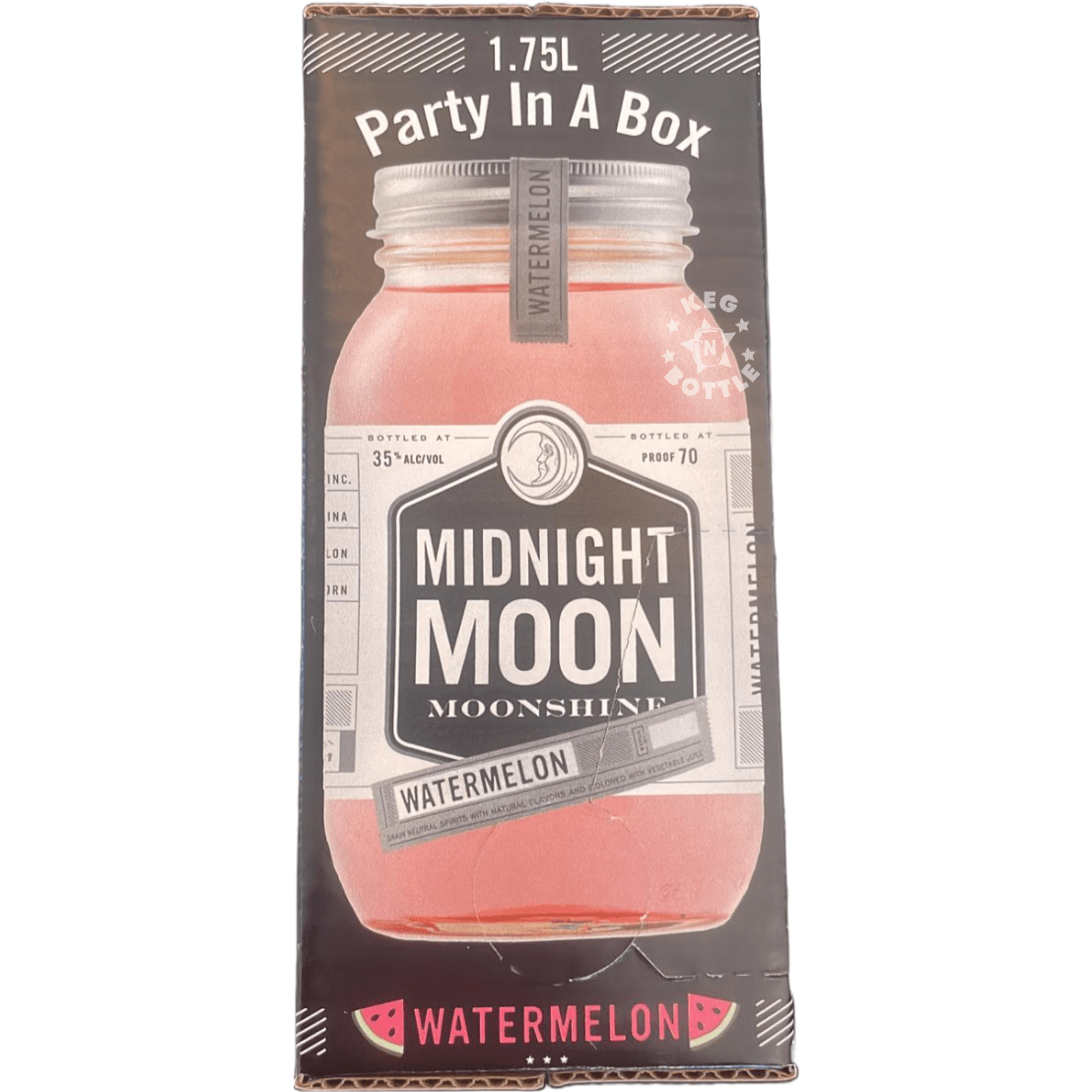 Midnight Moon Party Box Watermelon Moonshine (1.75 L) | Keg N Bottle