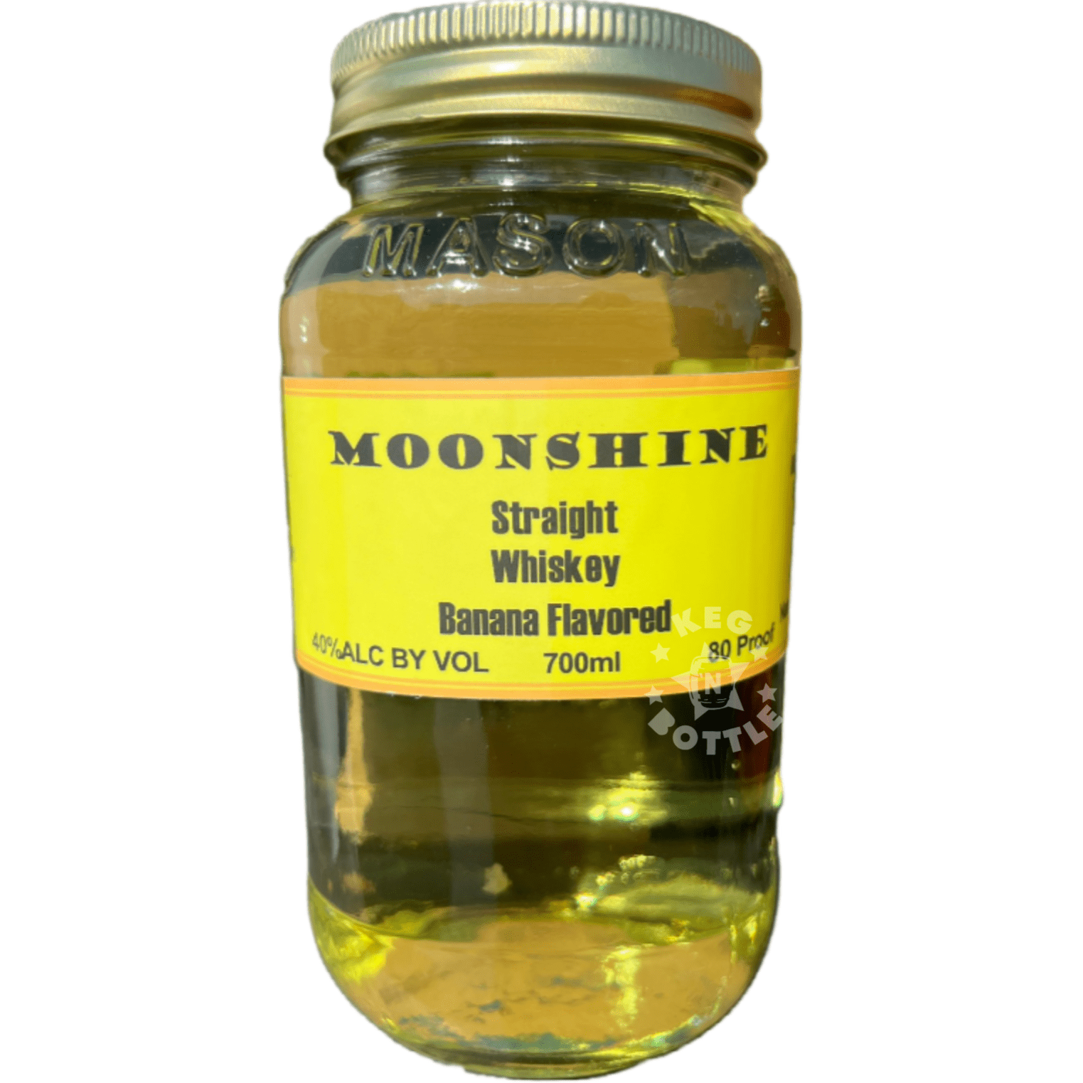Moonshine Straight Whiskey Banana (700 mL) | Keg N Bottle