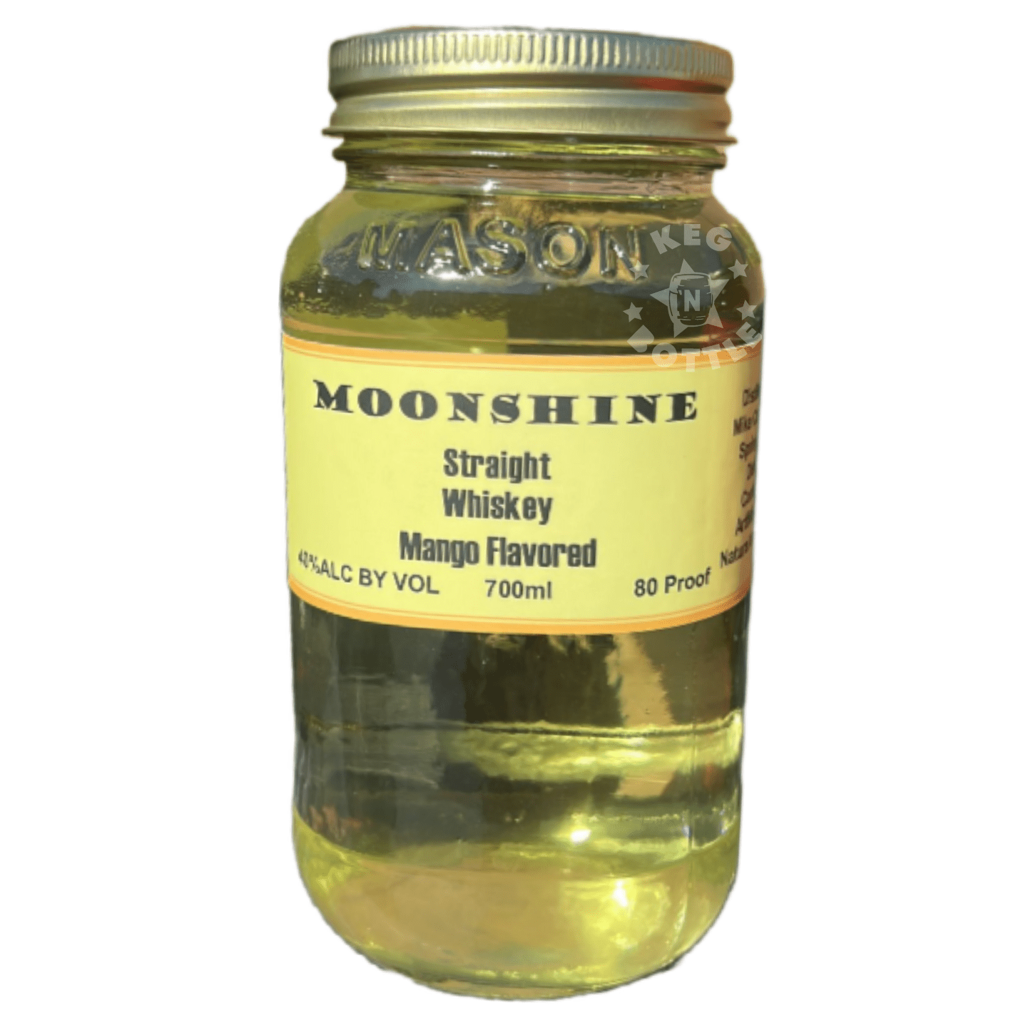 Moonshine Straight Whiskey Mango (700 ml) | Keg N Bottle