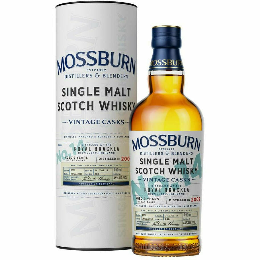 Mossburn Royal Brackla No.14 9 Year Single Malt Scotch Whiskey (750mL) | Keg N Bottle