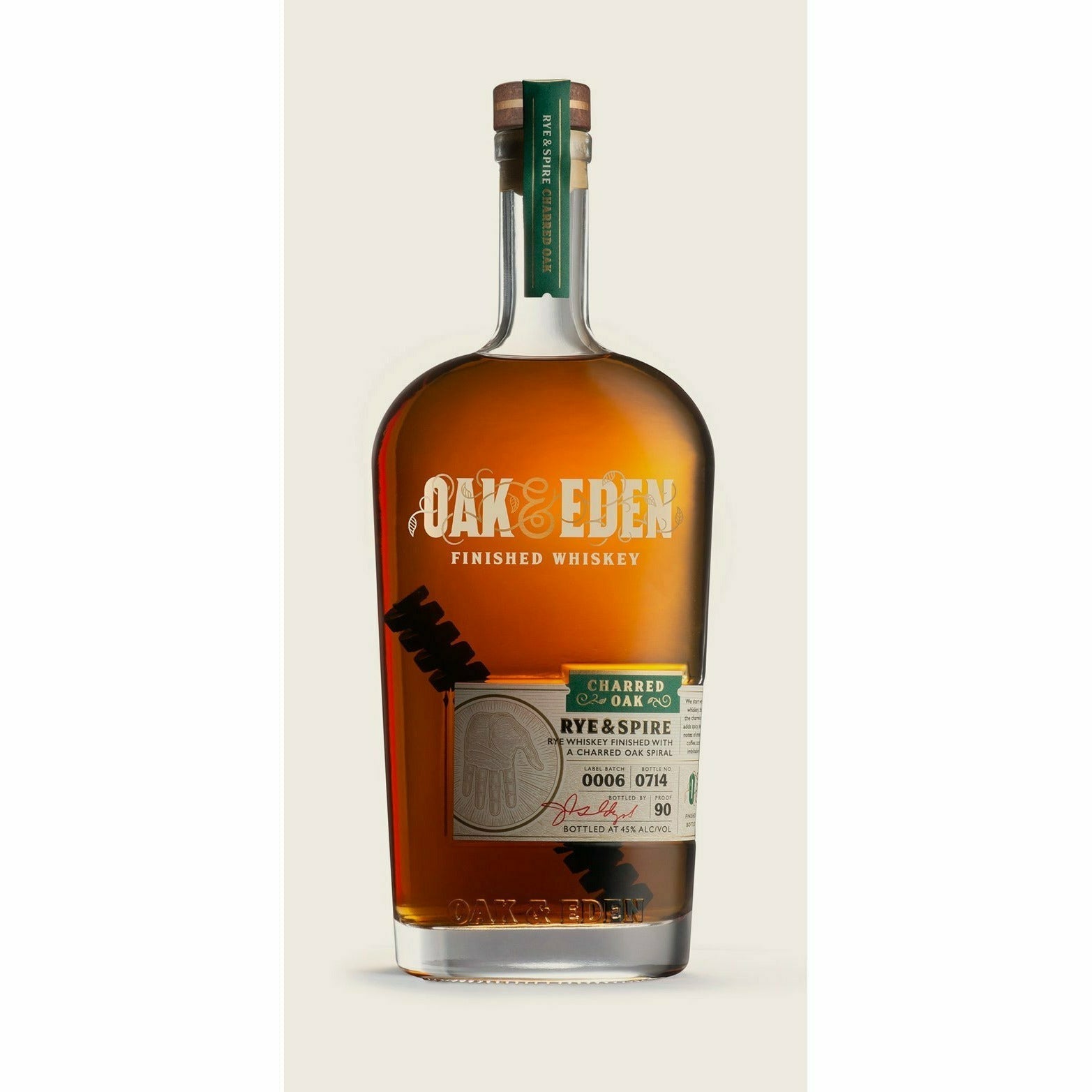 Oak & Eden Rye and Spire Whiskey (750 ml) | Keg N Bottle