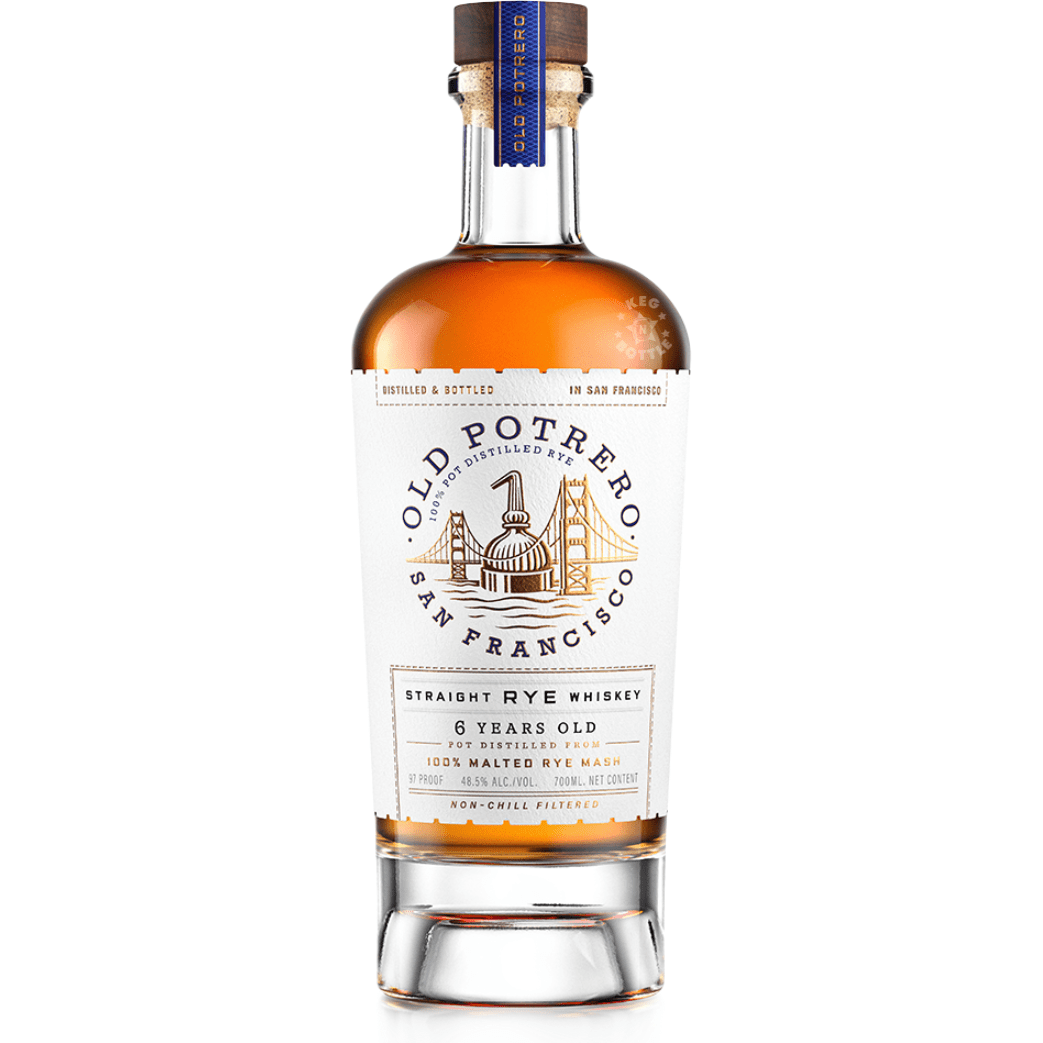 Old Potrero Single Malt 6 Year Straight Rye Whiskey (750 ml) | Keg N Bottle