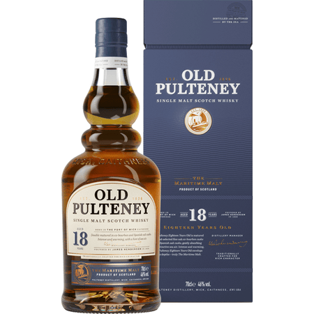 Old Pulteney 18 Year Single Malt Scotch Whisky (750 ml) | Keg N Bottle