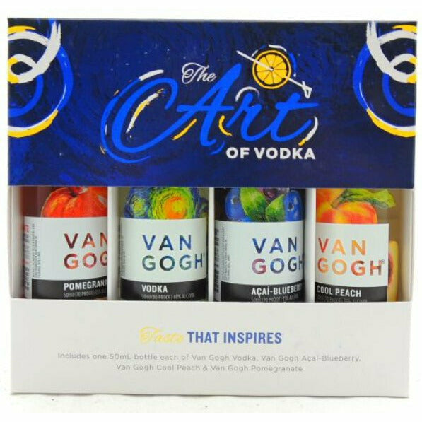 Van Gogh Fruit Flavored Vodka Sampler Pack (4x50mL)