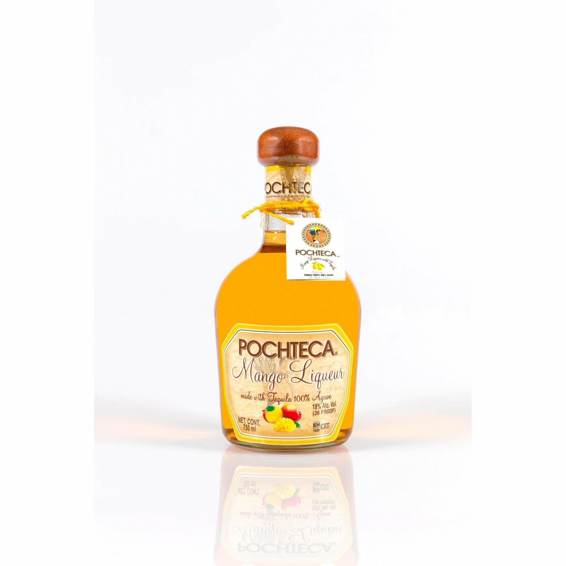 Pochteca Mango Liqueur with Tequila (750 ml) | Keg N Bottle