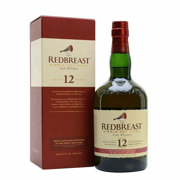 Redbreast 12 Year Old Irish Whiskey (750 ml) | Keg N Bottle