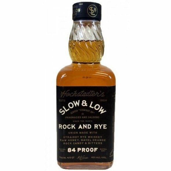 Rock and Rye Slow and Low Straight Rye Whiskey 750 ML