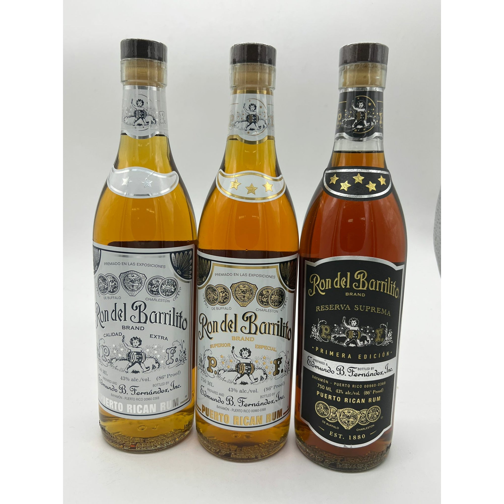 Ron Del Barrilito Combo Pack (3 x 750ml) | Keg N Bottle