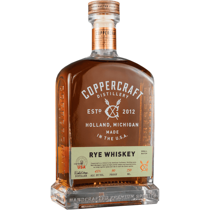 Coppercraft Straight Rye Whiskey (750 ml)