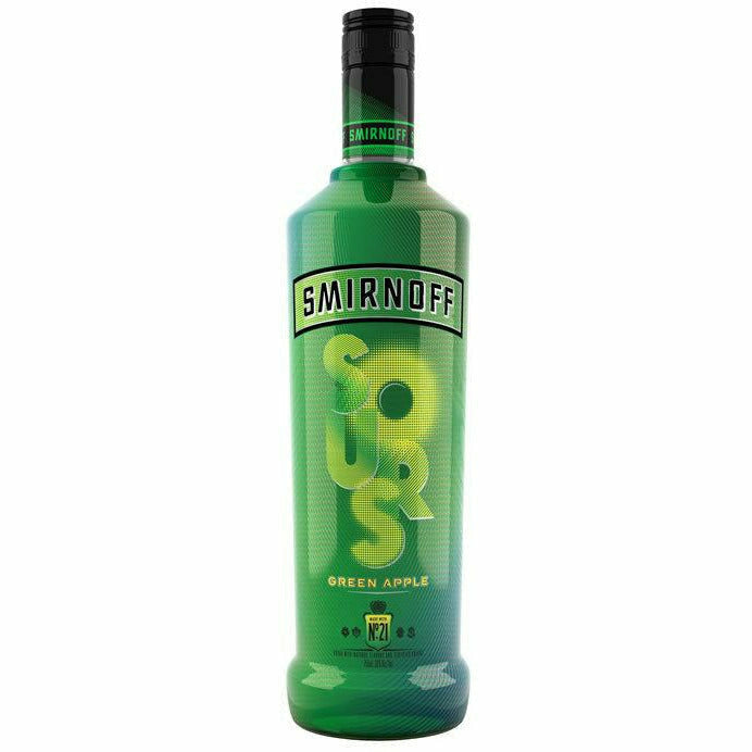Smirnoff Sours Green Apple Vodka (750 ml)